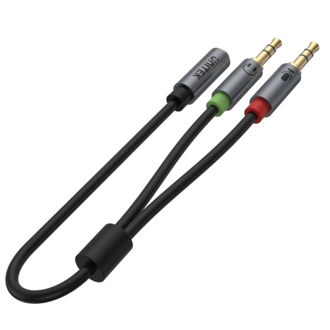 Unitek Przewód miniJack 3,5mm rozdzielacz Y audio premium stereo mikrofon
