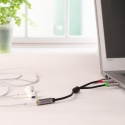 Unitek Przewód miniJack 3,5mm rozdzielacz Y audio premium stereo mikrofon