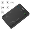 Unitek Y-3036 Obudowa USB 3.1 do dysków 2.5 i 3.5 SATA UASP szybka