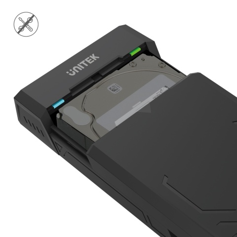 Unitek Y-3036 Obudowa USB 3.1 do dysków 2.5 i 3.5 SATA UASP szybka