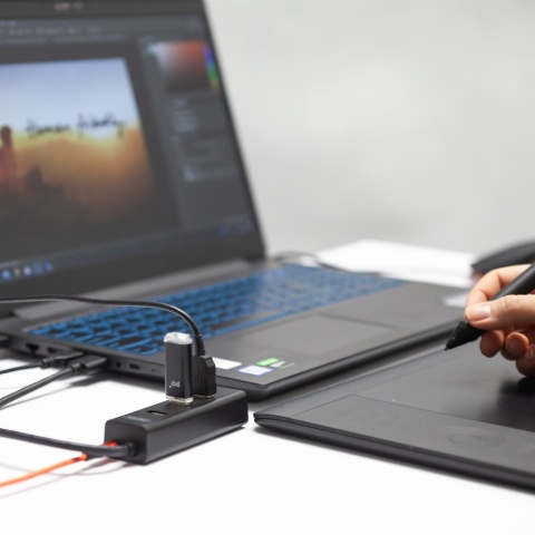 Unitek Y-3089 Hub USB 3.0 4 porty aktywny zasilany