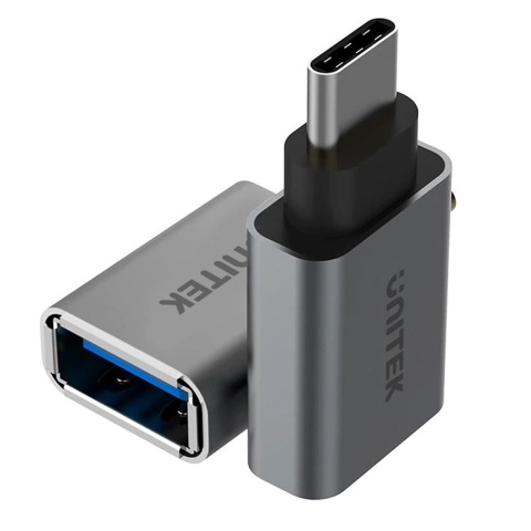 Unitek Y-A025CGY Adapter USB C do USB 3.1 5Gbps aluminiowy OTG