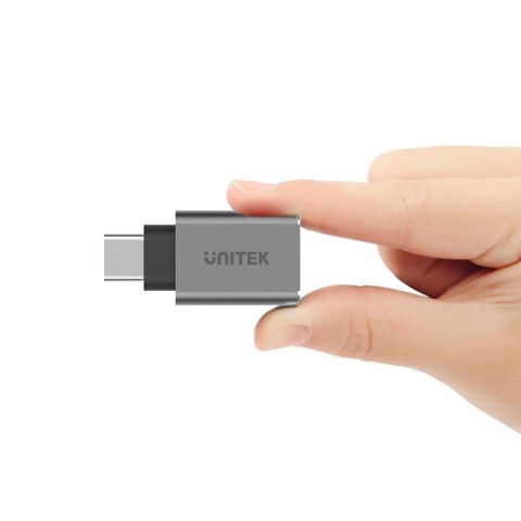 Unitek Y-A025CGY Adapter USB C do USB 3.1 5Gbps aluminiowy OTG