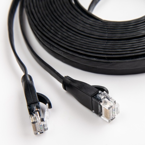 Unitek kabel Ethernet Cat 6 2m płaski Gigabit RJ45 do montażu pod panelami