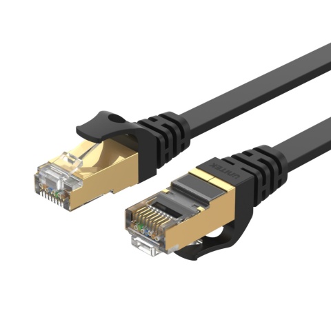 Unitek kabel Ethernet Cat 7 10 m płaski SSTP RJ45 pozłacane styki