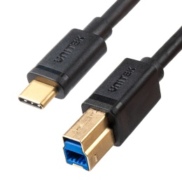 Unitek kabel do drukarki USB C na USB B USB 3.0 2m szybki 5 Gbps