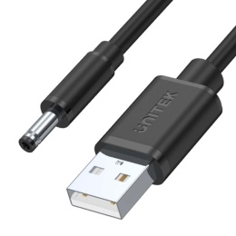 Unitek kabel zasilający USB wtyk DC 3.5/1.35 mm 1 m 3A uniwersalny