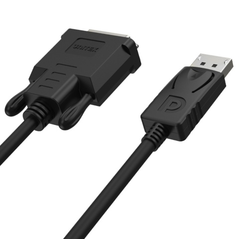 Unitek konwerter DP na DVI Y-5118BA kabel 1.8m 1080p