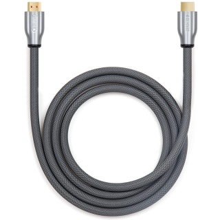 Unitek przewód LUX HDMI 2.0 1M oplot nylonowy 4K UltraHD 24k złocone styki