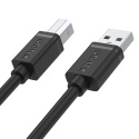 Unitek przewód USB 2.0 AM BM 3M solidny ekranowany do drukarki 100% miedź