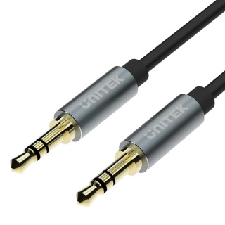 Unitek przewód miniJack TWIST 1 5m spiralny 3.5mm AUX pozłacane wtyki