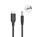 Kabel Unitek C14117BK 1.8M do HP 65W USB C DC 4.5mm lekki