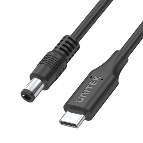 Kabel zasilający Unitek 65W USB C do Acer DC 5 5 mm lekki