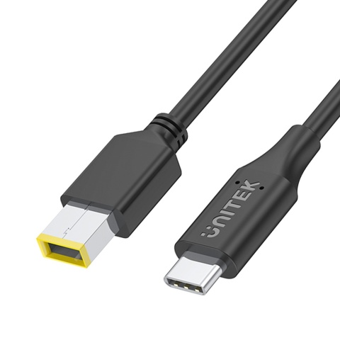 Kabel zasilający Unitek C14115BK 1.8m 65W USB C do Lenovo