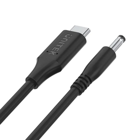 Kabel zasilający Unitek do Lenovo 65W USB C DC 4mm 1.8m wydajny