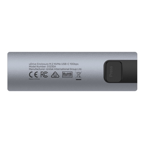 Obudowa dysku M.2 S1230A Unitek NVMe SATA 10Gbps USB-C aluminiowa