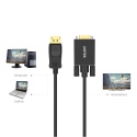 Unitek Adapter DisplayPort na VGA z kablem 180 cm Full HD