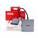 Unitek Adapter USB 3.0 HDMI VGA FullHD aluminiowy podwójny ekran