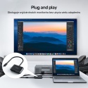 Unitek Adapter USB C V1168A HDMI 4K VGA Full HD lekki kompaktowy