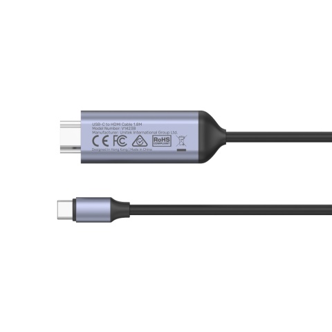 Unitek Adapter USB-C na HDMI 2.1 8K kabel 1.8 m