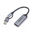Unitek Grabber V1167A 4K HDMI na USB-C USB-A do streamingu wydajny