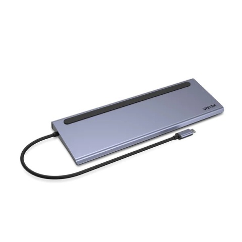 Unitek Hub 11w1 USB C 100W PD HDMI VGA RJ45 aluminiowy wielofunkcyjny