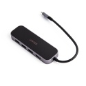 Unitek Hub USB C D1084A 3xUSB A HDMI 4K RJ45 PD100W aluminiowy