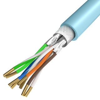 Unitek Kabel skrętka Cat 6a SFTP LSZH 305 m wydajny