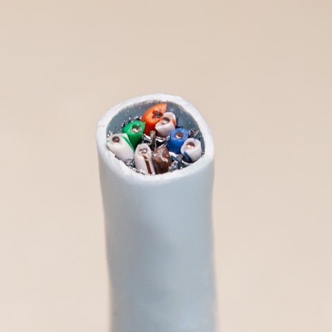 Unitek Kabel skrętka Cat 6a SFTP LSZH 305 m wydajny