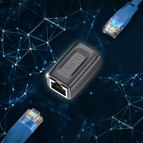 Unitek Łącznik RJ45 przedłużka Cat 6 1 Gbps kompaktowa