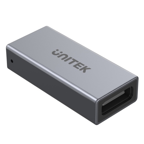 Unitek Łącznik USB-C A1036GY 8K 40Gbps 240W kompaktowy lekki adapter USB-C