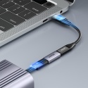 Unitek Łącznik USB-C A1036GY 8K 40Gbps 240W kompaktowy lekki adapter USB-C