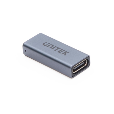 Unitek Łącznik USB-C A1036GY 8K 40Gbps 240W kompaktowy lekki adapter USB-C