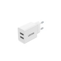 Unitek Ładowarka P1113A 2x USB-A 12W kompaktowa biała