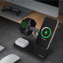 Unitek Ładowarka magnetyczna 3w1 iPhone 15W bezprzewodowa stacja ładująca