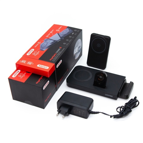 Unitek MagMighty COMBO 6 ładowarka magnetyczna 6 w 1 powerbank 5000mAh