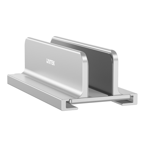 Unitek OT172GY Stojak na laptopa pionowy aluminiowy oszczędzający miejsce
