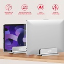 Unitek OT172GY Stojak na laptopa pionowy aluminiowy oszczędzający miejsce