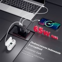 Unitek P1117B Ładowarka GaN 65W USB C 3 porty PD QC 30W kompaktowa podróżna