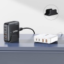 Unitek P1228ABK Ładowarka biurkowa GaN 70W 2xUSB-C 2xUSB-A szybka podróżna