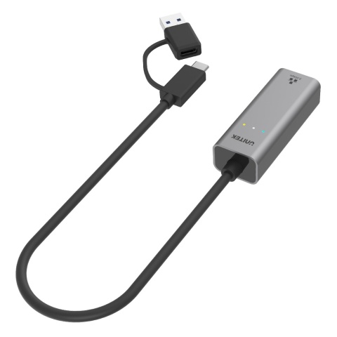 Unitek U1313C Przejściówka USB A C na RJ45 2.5G Ethernet wydajna