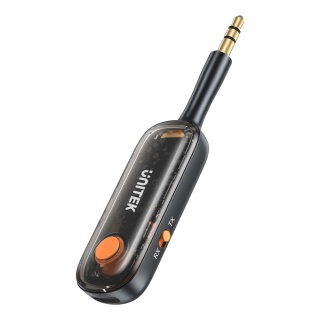 UNITEK B1111A01 Adapter Bluetooth 5.3 2w1 nadajnik odbiornik audio czarny
