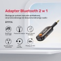 UNITEK B1111A01 Adapter Bluetooth 5.3 2w1 nadajnik odbiornik audio czarny
