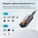 UNITEK B1111A01 Adapter Bluetooth 5.3 2w1 nadajnik odbiornik audio czarny