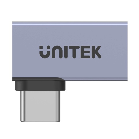 Unitek Adapter USB-C Kolankowy 40Gbps 8K 240W PD kompaktowy