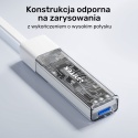 Unitek H1319ACL01 hub dwukierunkowy USB C USB A 5Gbps 4x USB A kremowy