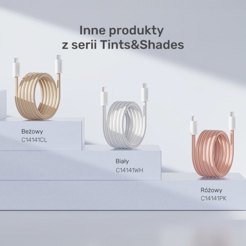 Unitek H1319ACL01 hub dwukierunkowy USB C USB A 5Gbps 4x USB A kremowy