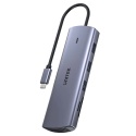 Unitek Hub D1113A 9w1 USB C HDMI VGA Gigabit Ethernet PD 100W kompaktowy
