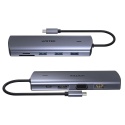 Unitek Hub D1113A 9w1 USB C HDMI VGA Gigabit Ethernet PD 100W kompaktowy