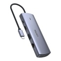 Unitek Hub D1113A 9w1 USB C HDMI VGA Gigabit Ethernet PD 100W kompaktowy